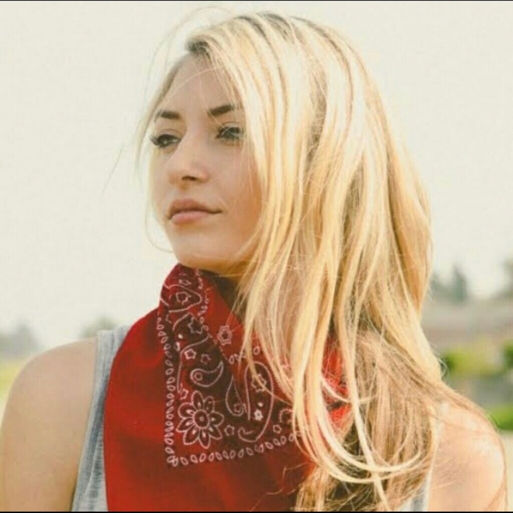 Red Cotton Bandana (LAST ONE) Price Firm